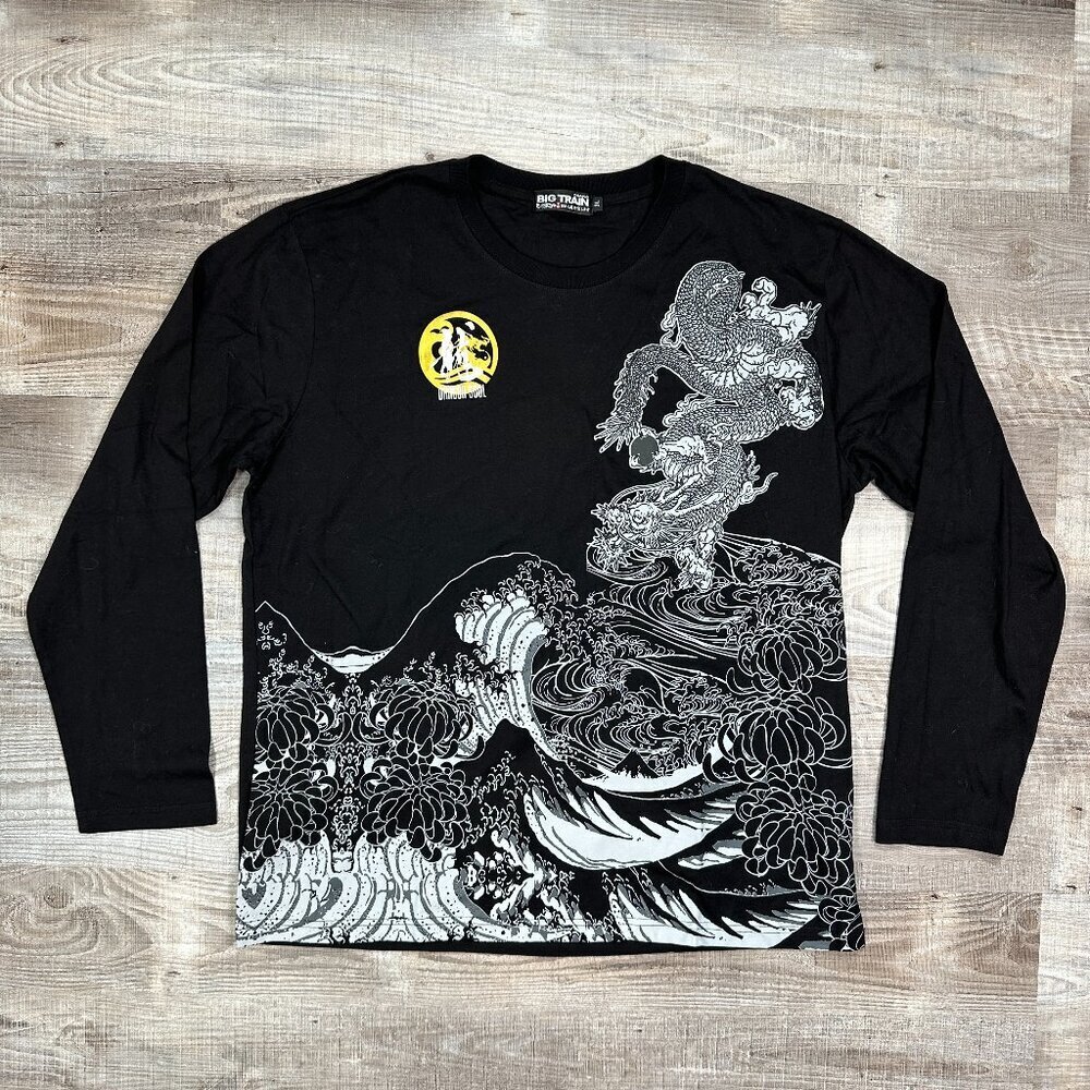 Big Train Osaka Black Shirt Unisex Size 3L Long Sleeve Dragon Soul New